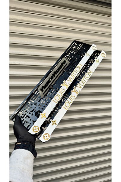 3M Özel Lazer Kesim Pleksi Plakalık 2 Adet Louıs Vuıtton Uyumlu