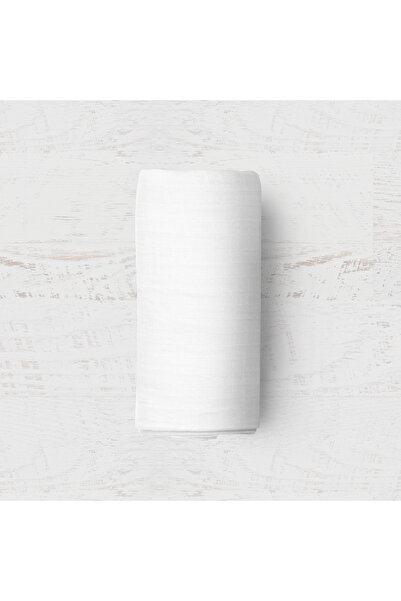 Maki Home Makiteks 100% Cotton White 180X200+2*(50X70) King Size Elastic Sheet and Pillowcase Set