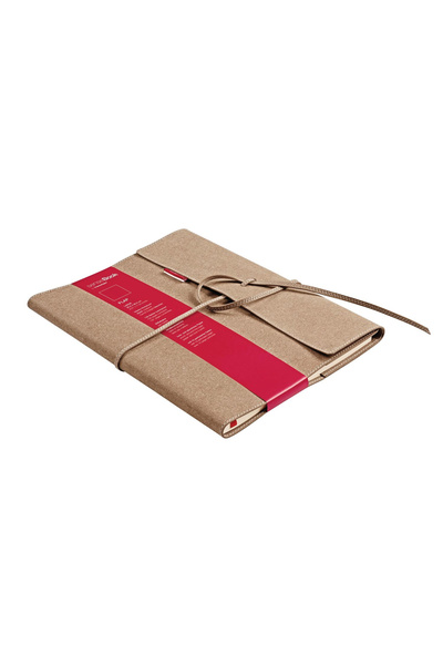 SenseBag Agenda SenseBook, piele vitel, format A4, cu elastic, matematica