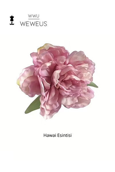 Weweus Cataramă premium cu flori în stil hawaian pentru femei, violet liliac