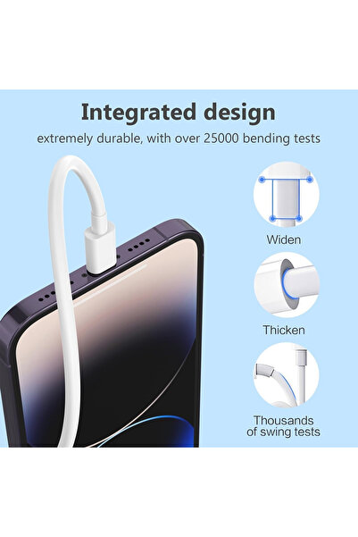 sopy USB-C to Lightning Cable (2m) - MFi Certified, Durable Design, Compatible with iPhone & iPad
