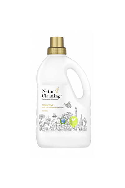 Natur Cleaning Sensitive hypoallergenic fragrance-free laundry gel detergent – ​​1.5l