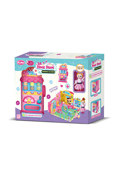 TSUMAB 24-Hour Store Vending Machine Playset with Doll – Interactive Mini Sho...