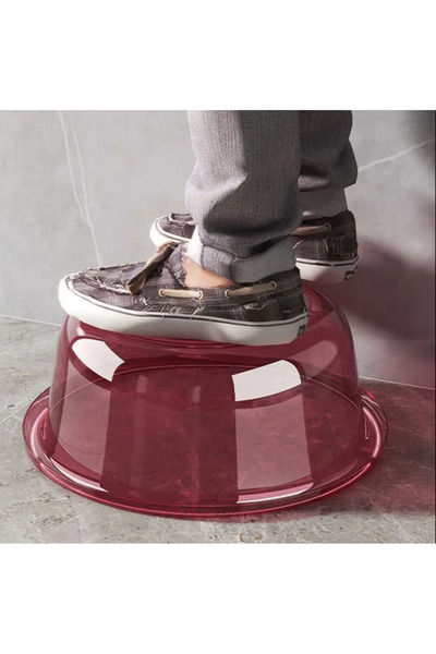 OEM Multifunctional basin, plastic, transparent, 23*17 cm, Red