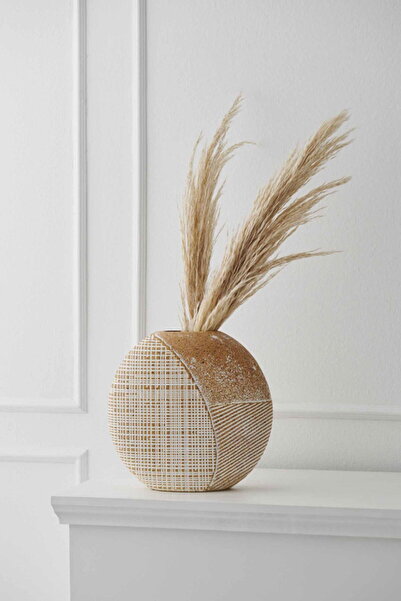 Paşabahçe Seramik Dekoratif Obje Bej 22 cm