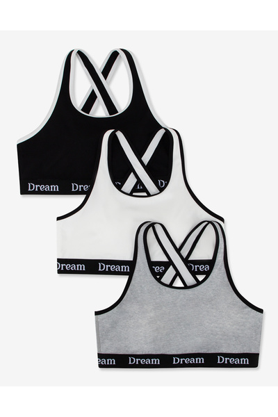 Nayomi Dream Non-Padded Sports Croptops (Pack Of 3)