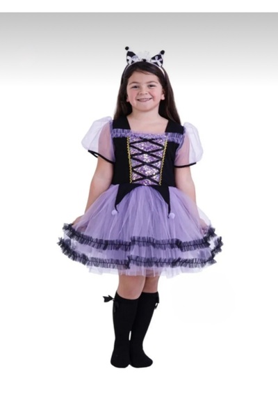 Partini Renklendir Kuromi Taçlı Set Parti Doğum Günü Özel Gün Kostümü