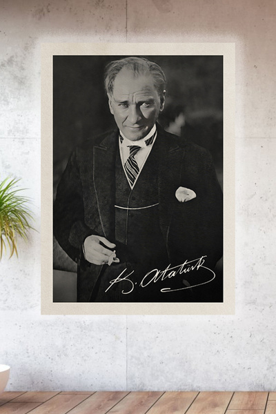 Lucena Metal Printed Ataturk Collection Painting No 50