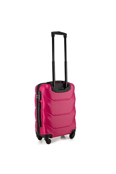 zagatto Cabin Trolley, Fuchsia, 55x40x20 cm, Trolley, Hand Luggage, Cabin Suitcase, 4 Wheels, Lock, ABS