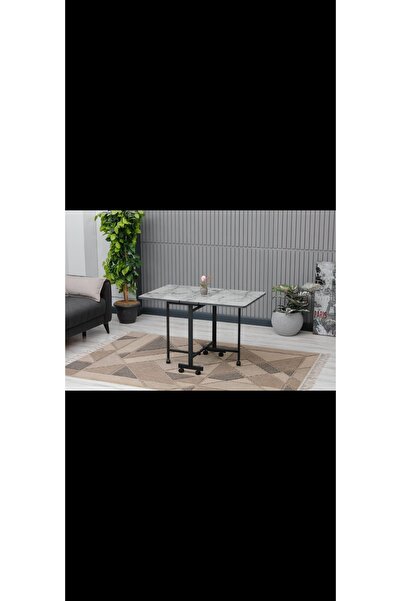 ALSAN DEKOR Tekerlekli katlanır masa