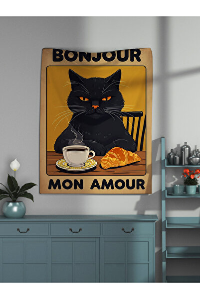 OZG DESİGN Bonjour Duvar Örtüsü Ve Duvar Halısı