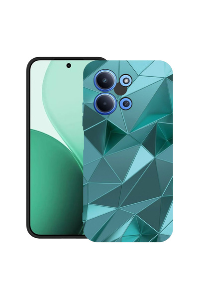 bestcase Carcasă ultra subțire TPU pentru Xiaomi Redmi 15C 4G (171 mm), mozai...