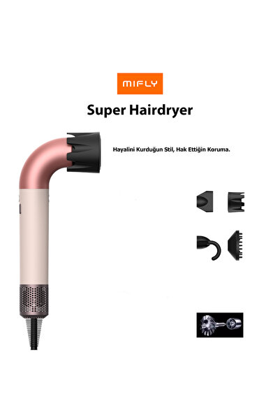 Super Hairdryer Hair Dryer Pink