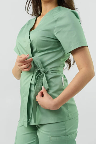 Masstex Vicky Medical Blouse – Kimono with Side Drawstring