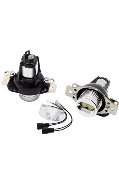 MAF Set 2 Becuri Led Marker Angel Eyes Alb 12W pentru BMW E90/91 Facelift LCI 09.2008 - 2011 fara xenon