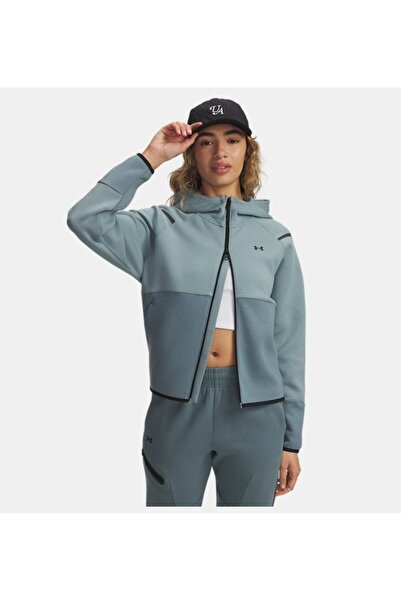 Under Armour Kadın UA Unstoppable Fleece Tam Fermuarlı Sweatshirt 1379842-323