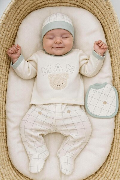 BYS BABY FASHION طقم ملابس للأطفال حديثي الولادة من القطن 100٪ مكون من 10 قطع...