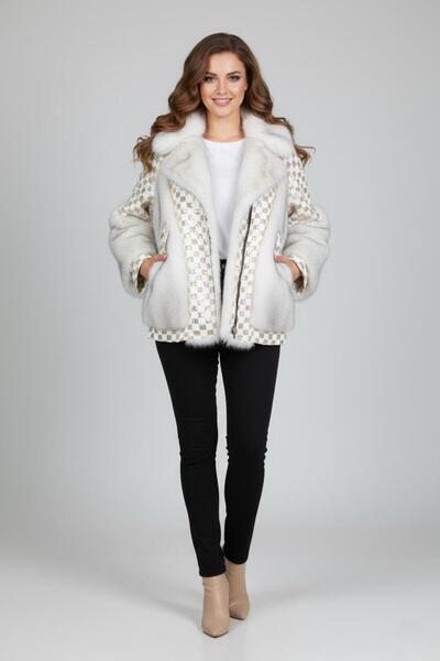 MELIDIA A702344 Aguaje Payetli Kürklü Kaban