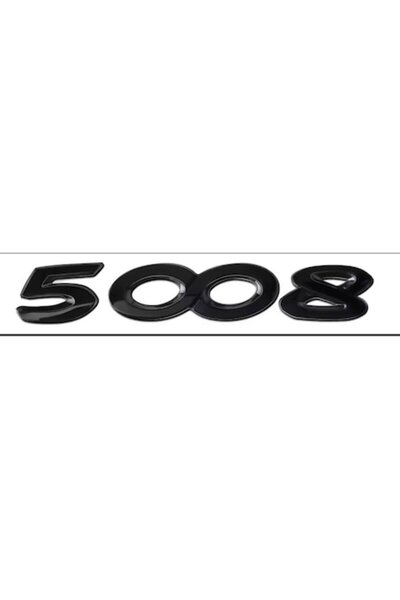 MAF Емблема за Peugeot 5008, черна