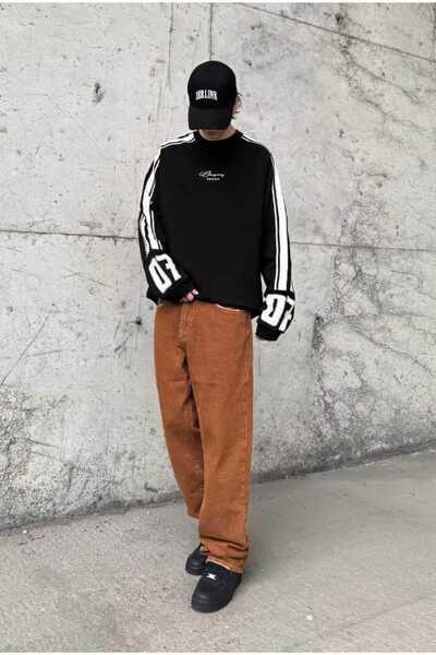 serline Baggy Brown Pants