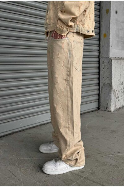 serline Παντελόνι με σκισίματα