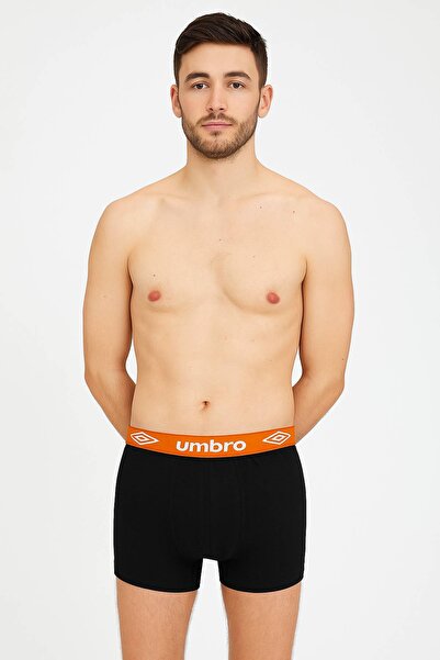 UMBRO Men's Cotton Boxers, Logo, Multicolor, set of 6 pieces.