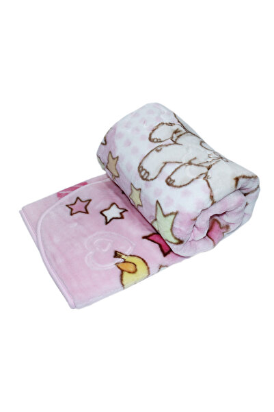 Recostore Paturica groasa pentru bebelusi, roz, 120x100 cm, REC1647