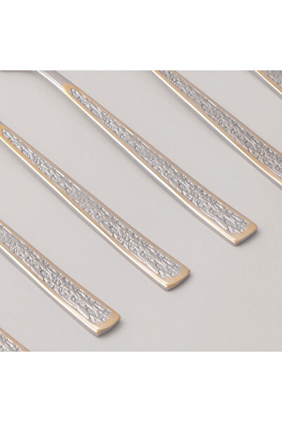 Pentola stainless steel dinner fork set 6pcs with mirror polish 3mm