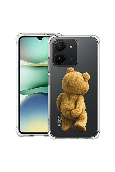 bestcase Carcasă antișoc pentru Xiaomi Redmi 15C 4G (171 mm), Teddy Bear Hidd...