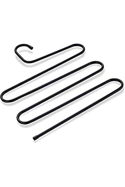 Generic ECVV 5 Layers Trousers Hanger Pants Clothes Holder Rack S Shape Multi...