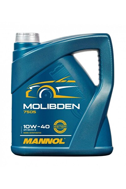 MANNOL MN7505-4 MOLİBDEN SEMİ SYNTHETİC 10W-40 4 L MOTOR YAĞI API SN/CH-4 SAE