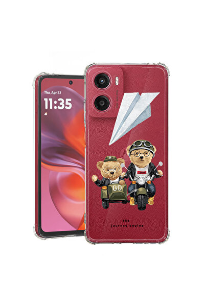 bestcase Carcasă antișoc pentru Motorola Moto G06, Teddy On The Road, 2078499...