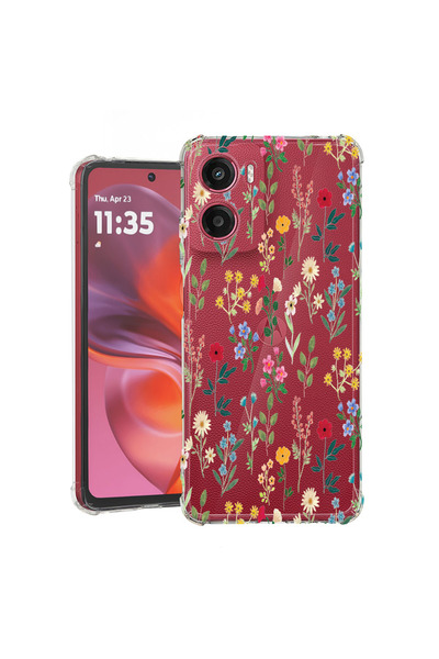 bestcase Αντικραδασμική θήκη για Motorola Moto G06, Άνοιξη Λουλούδια, 2078499...