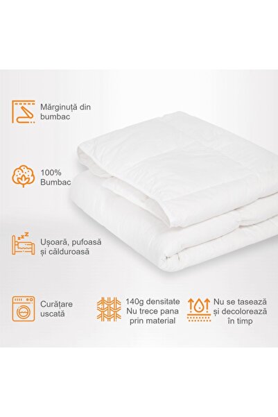 Pernador Duvet with 15% goose down and feather, 160x200 cm, White