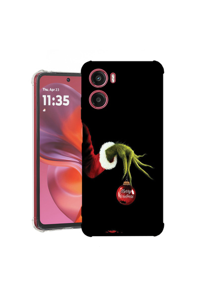 bestcase Carcasă antișoc pentru Motorola Moto G06, Grinch de Crăciun, 2078499...
