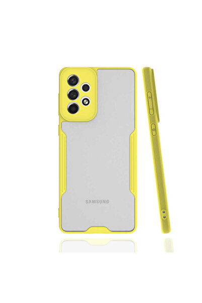 No7tech غطاء حماية لهاتف جالاكسي A73 طراز N7TH - أصفر