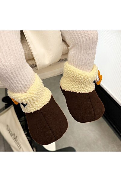 OEM Fluffy indoor baby boots, soft sole, 31152-20