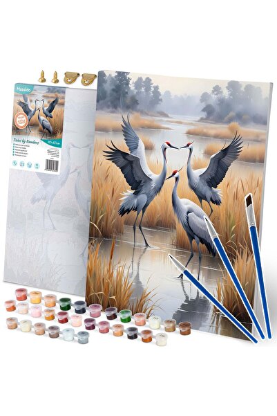 Other Paint by number picture 40x50 cm Massido Cranes