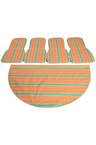 Belde DELÜKS ( 4+1 ) MASA ÖRTÜLÜ MİDİSET YEŞİL MAJÖR-15381