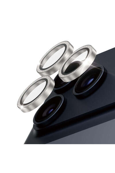 Panzer Glass ПанцерГлас ®   Обръчи ®   Блестящ сребрист протектор за обектив ...