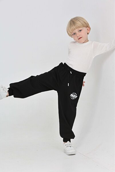 Toontoy Boy's Skate Printed Tracksuit Bottom
