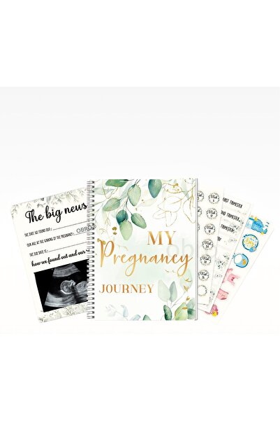 OBRO Ημερολόγιο Εγκυμοσύνης με Αυτοκόλλητα – Άλμπουμ Αναμνήσεων & Φωτογραφιών...