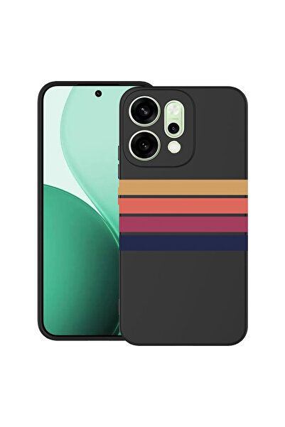 bestcase Carcasă ultra subțire TPU pentru Oppo Reno14 5G, linii retro, 2082899 B 1479