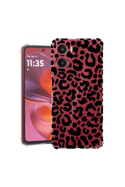 bestcase Удароустойчив калъф за Motorola Moto G06, леопард, 2078499 AS 1057