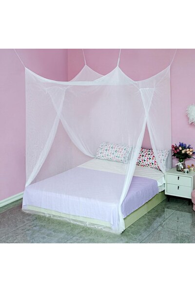 Sesamis Elegant Large Canopy with Door, 180 x 190 x 200 cm, Indoor-Outdoor, for Bedroom, Garden, Tent, Carav