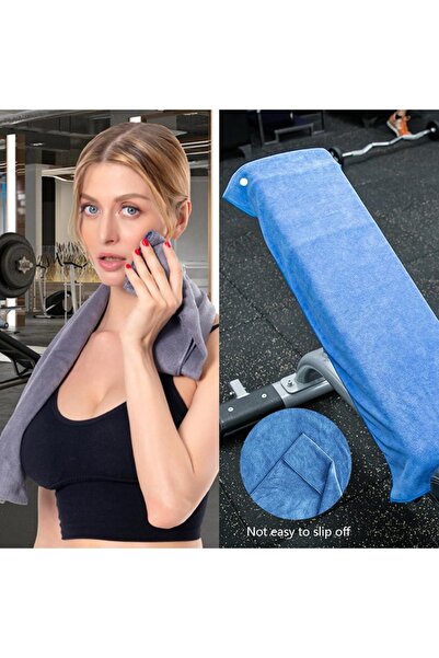 Sparkle Tmax Set of 2 microfiber towels, for sports, yoga and travel, quick-drying, 95 x 40 cm