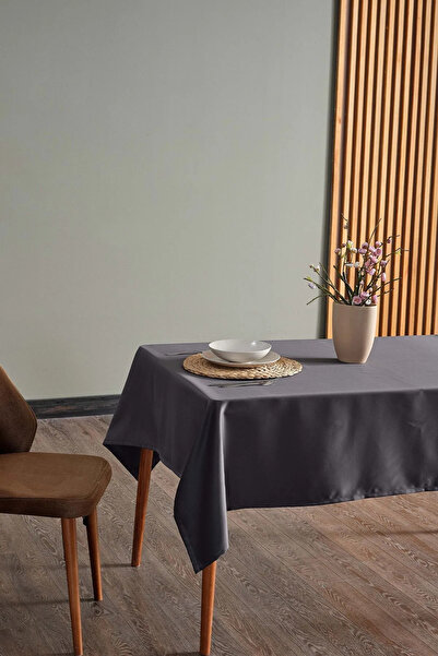 Miabella Home Satin Tablecloth, Authentic, Modern, Matte Satin Tablecloth, Easy to Clean, Rectangular 140x180 Cm