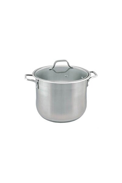 Bohmann stainless steel pot, 8.6 L, 24 cm, stainless steel handle, glass lid