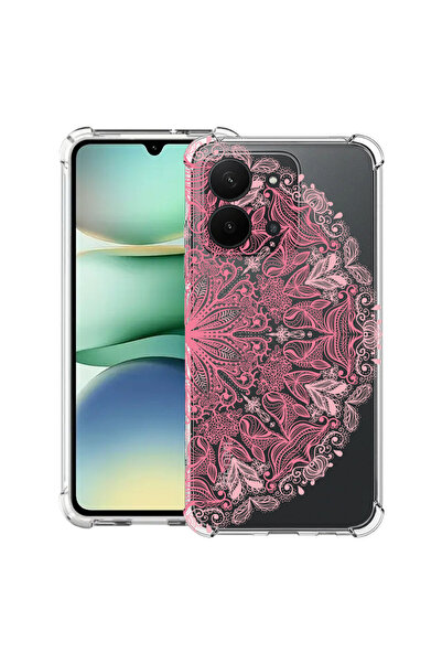 bestcase Удароустойчив калъф за Xiaomi Redmi 15C 4G (171 мм), дантелено розов...