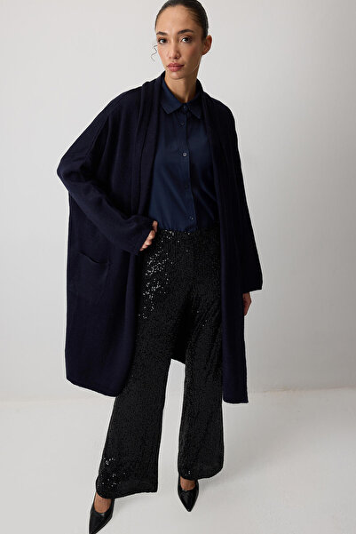 Touché Privé Oversize Knit Cardigan with Pockets